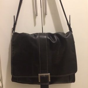 Kenneth Cole Reaction leather laptop bag